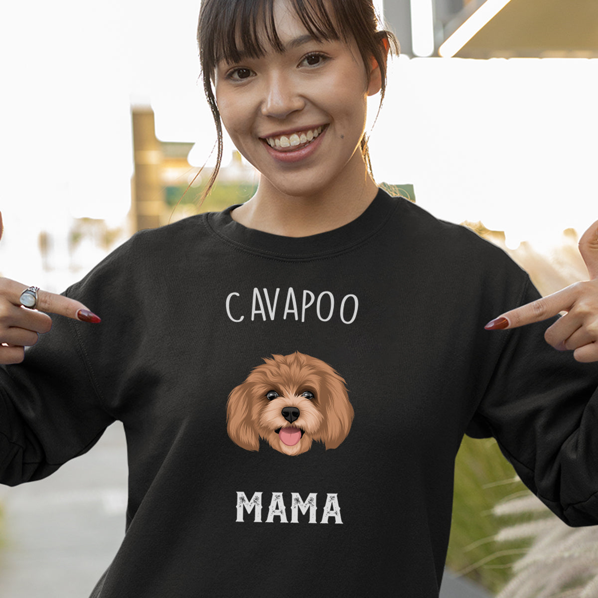 Custom Pet Mama Sweatshirt