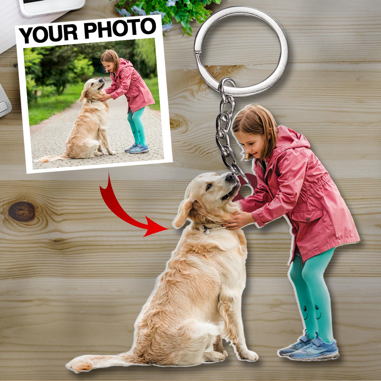 Personalized Your Photo Keychain