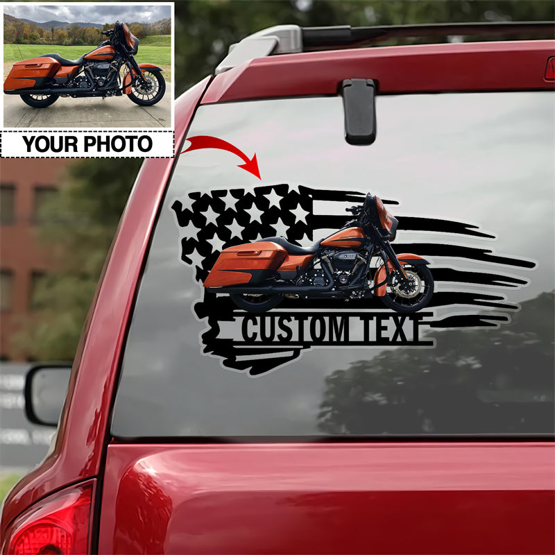 Motorcycle Customized Your Photo Vinyl Decal