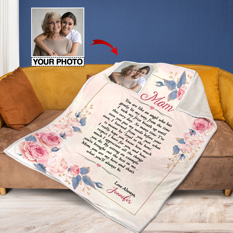 Dear Mother & Grandmother Customized Your Photo Blanket