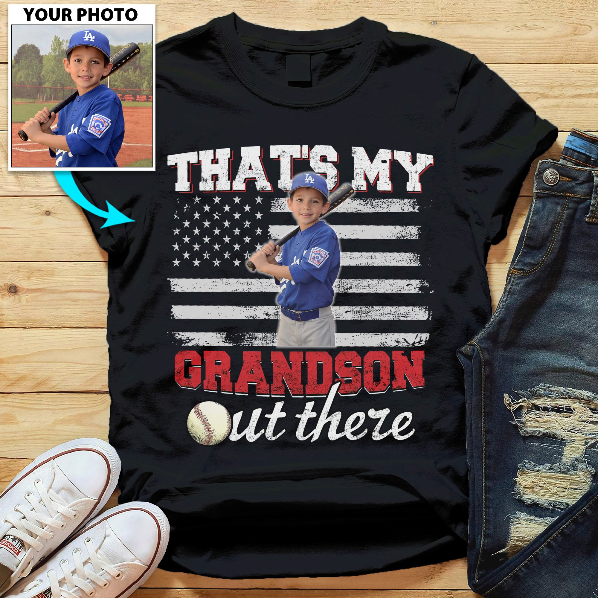 Thats My Grandson Out There T-Shirt