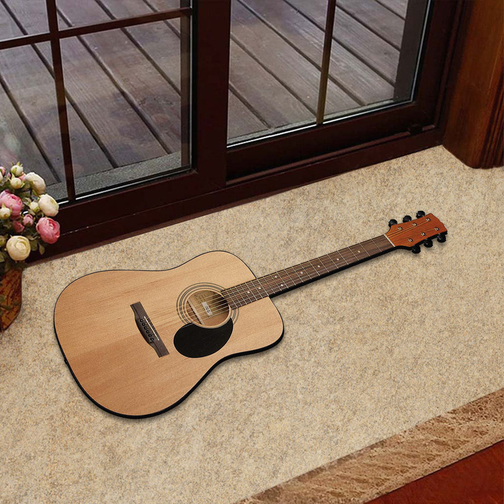 Acoustic Guitar Shaped Mat