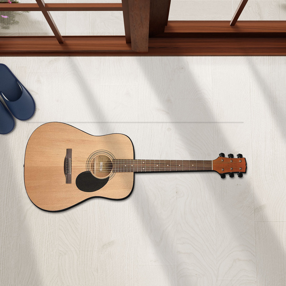 Acoustic Guitar Shaped Mat