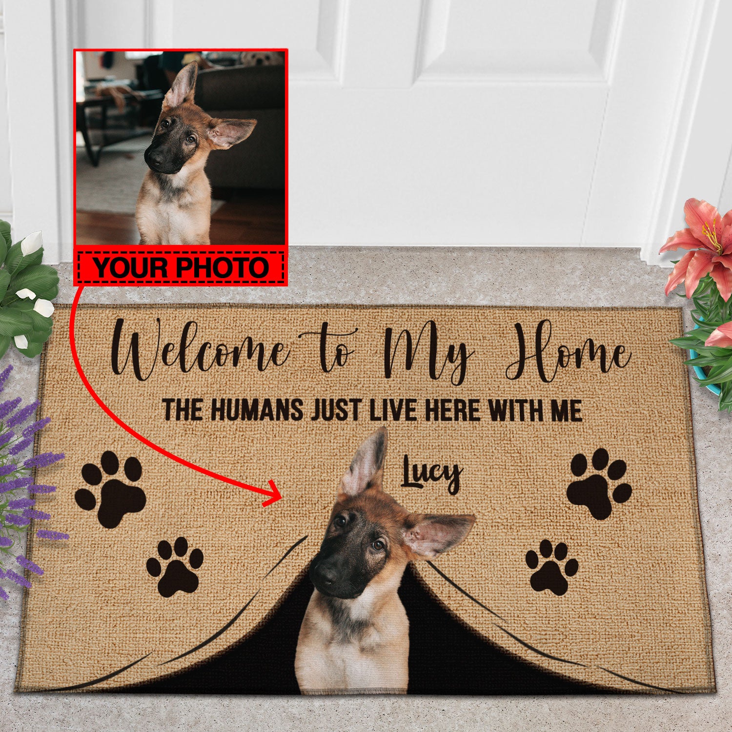 Custom Photo Welcome To My Home Doormat
