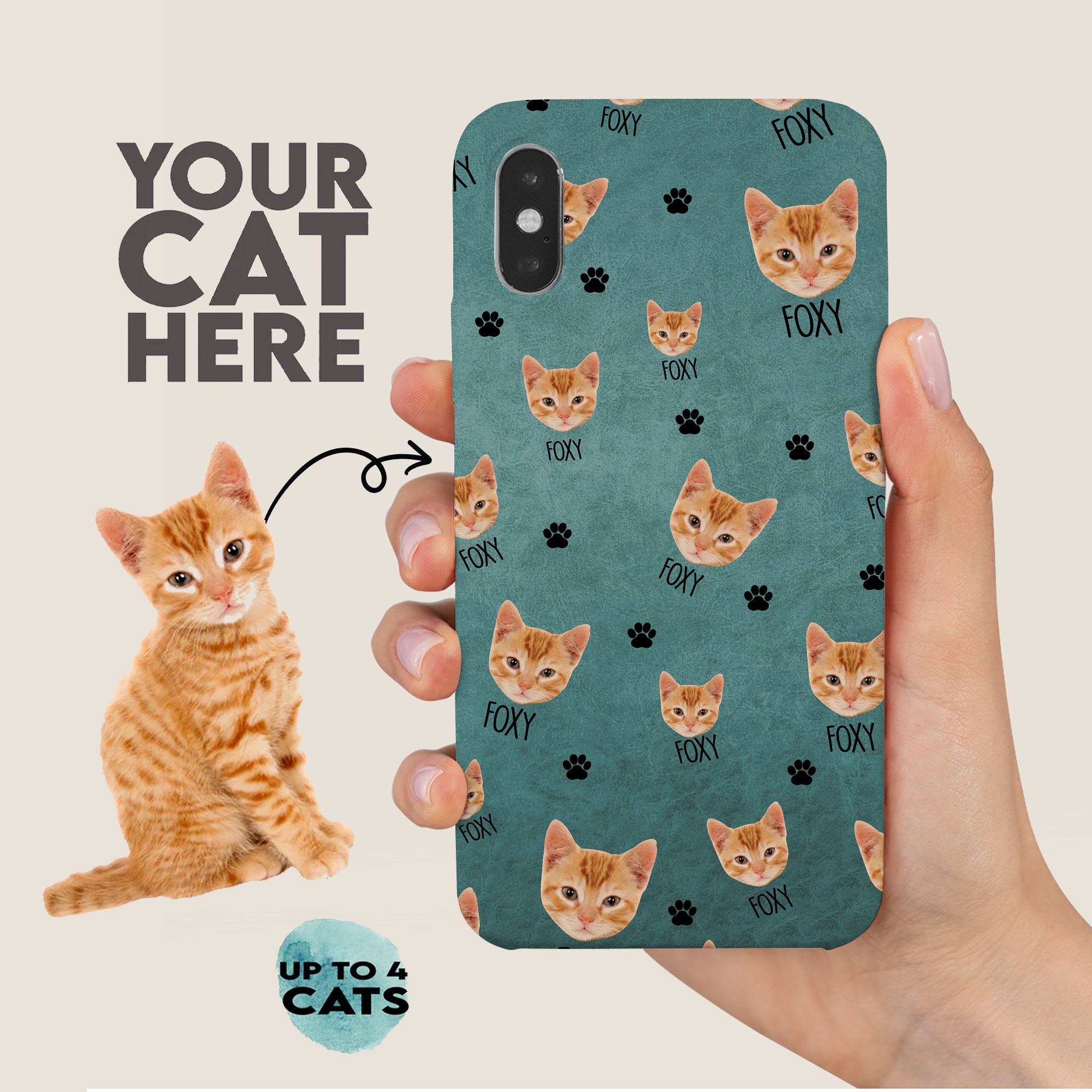 Custom Image And Name Pet Phone Case