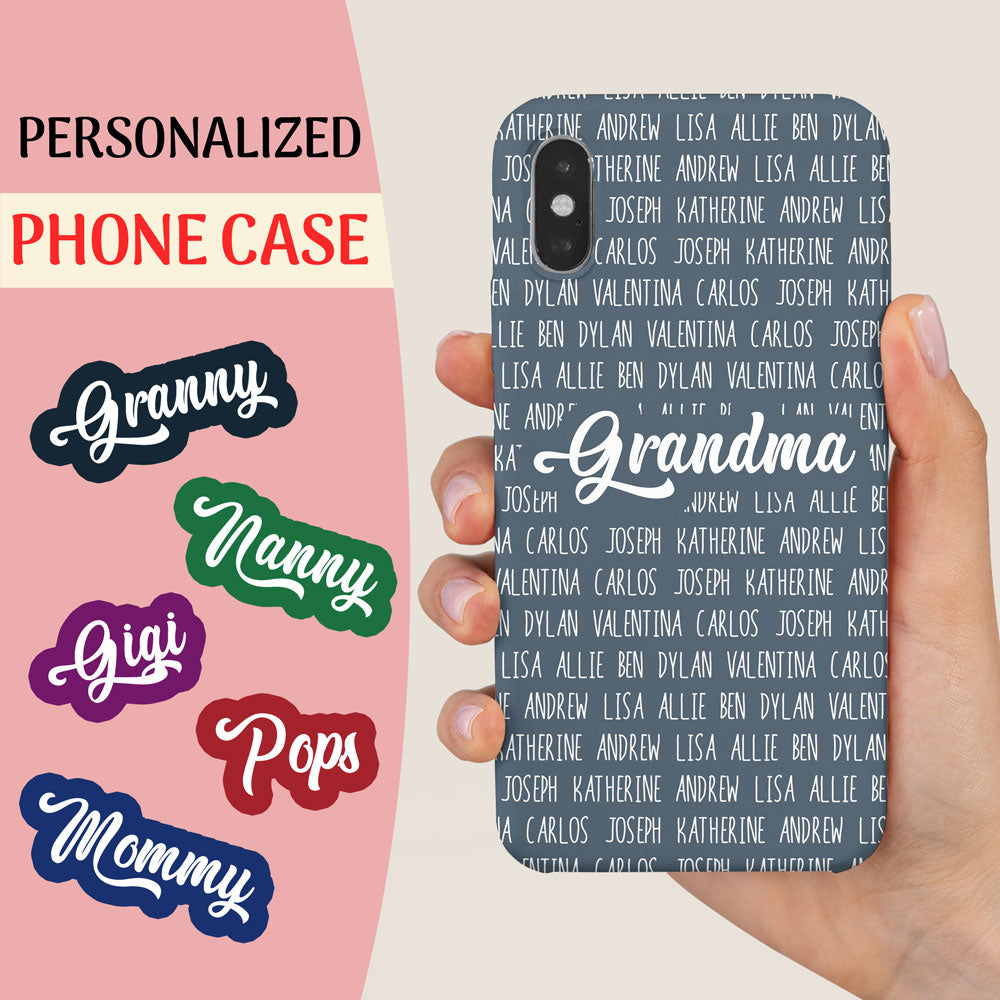 Personalized Grandparent Phone Case