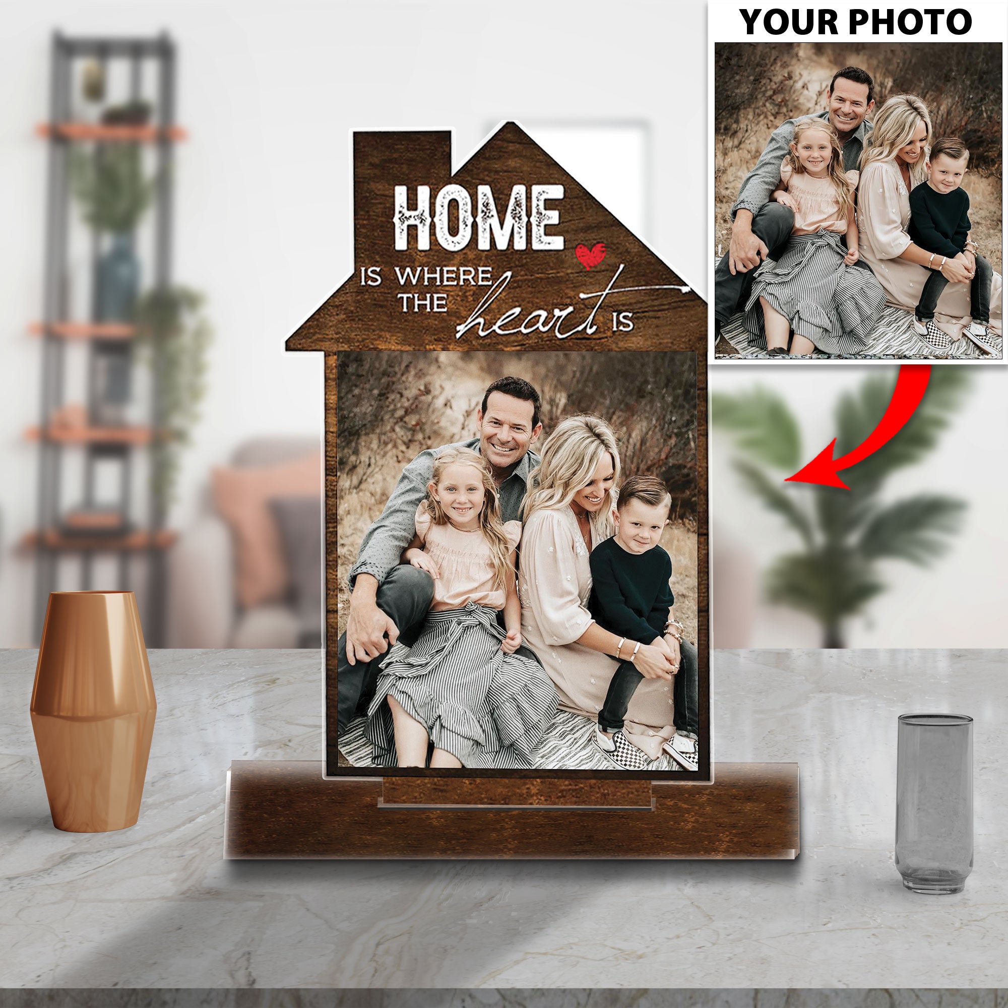 Custom Family Image Acrylic Stand