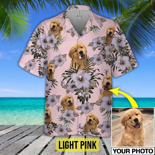 Funny Dog Custom Photo Hawaiian Shirt