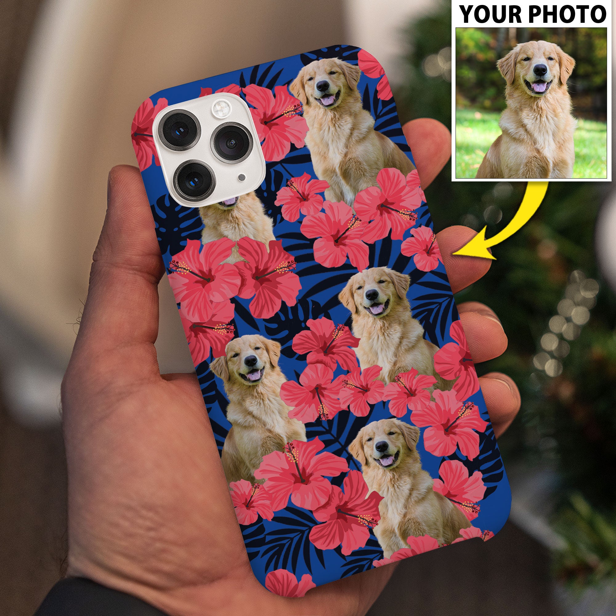 Custom Photo Hawaiian Phone Case