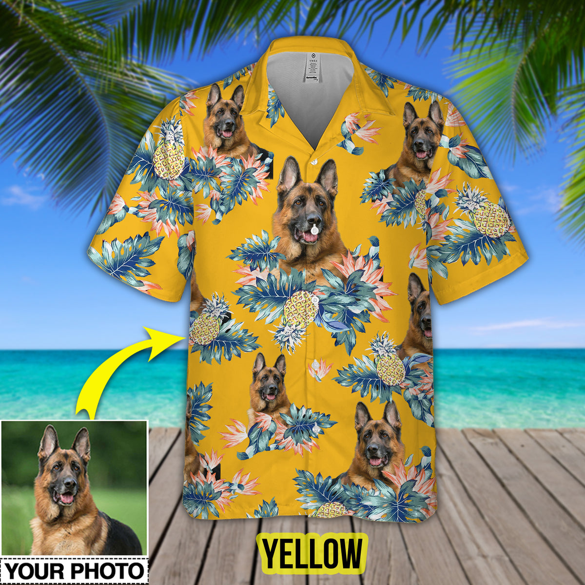 Custom Your Photo Hawaiian Shirt