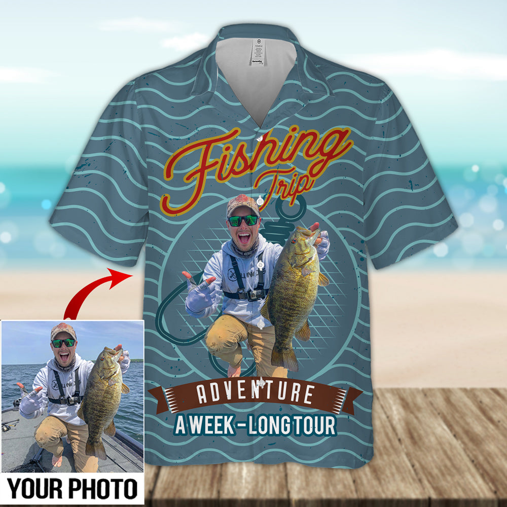 Custom Image Fishing Hawaiian Shirt