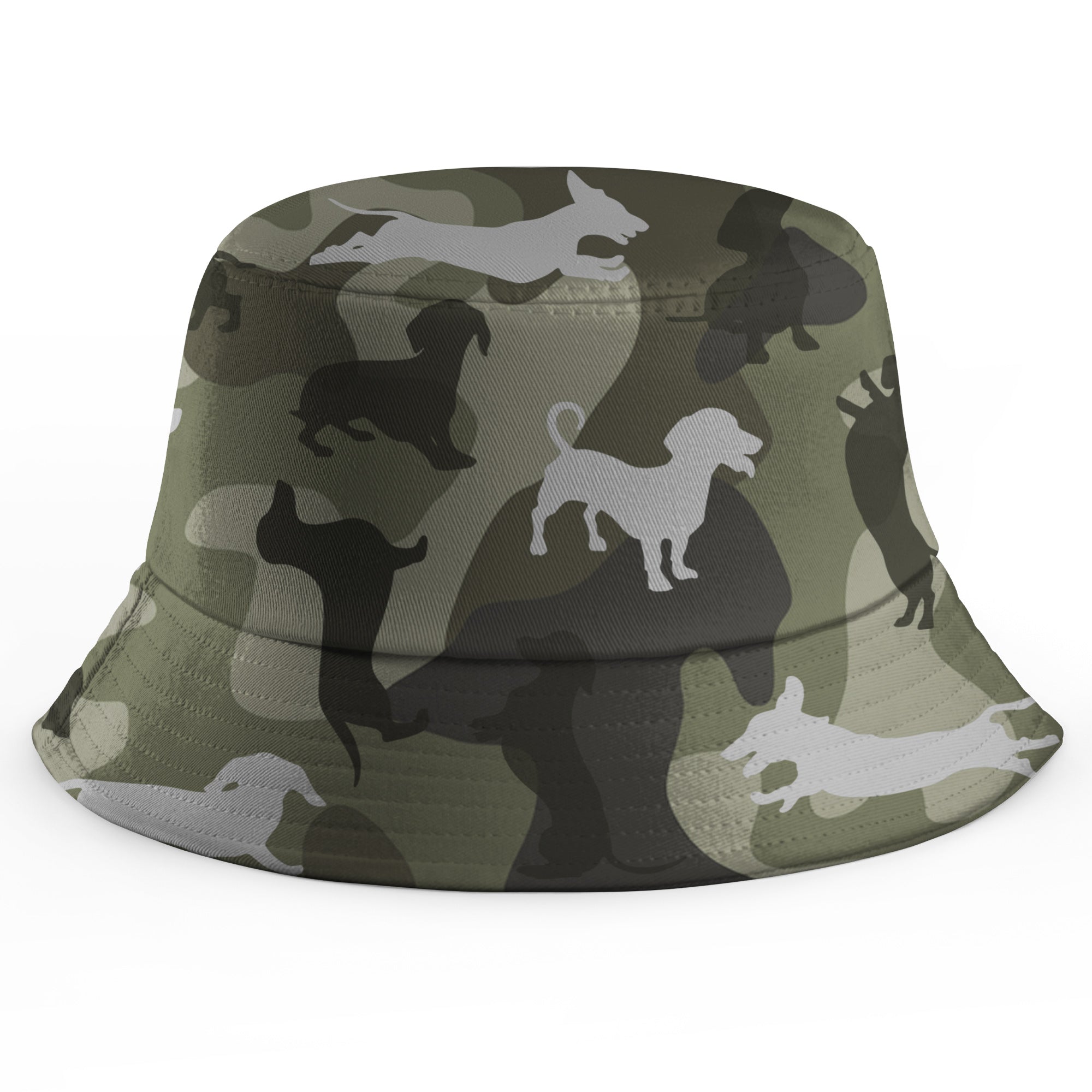 Dachshund Camouflage Bucket Hat