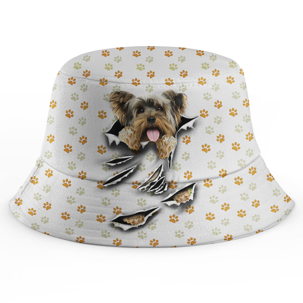 Yorkshire Terrier Scratch Bucket Hat