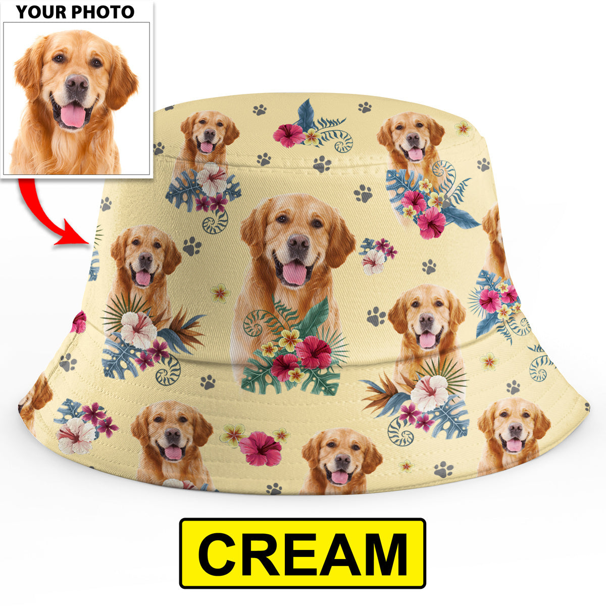 Custom Pet Photo Bucket Hat