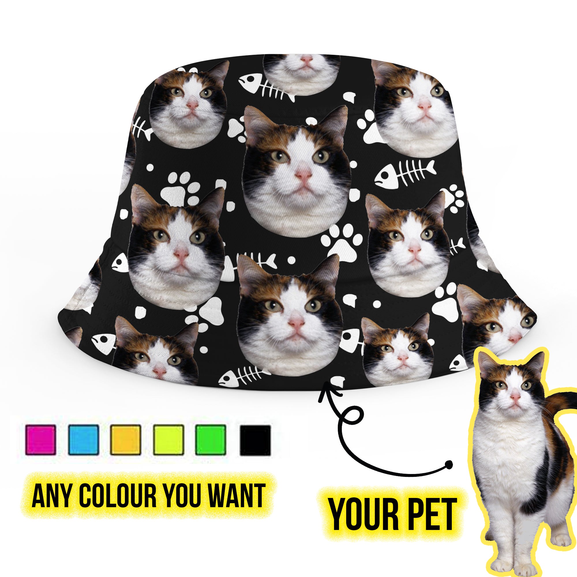 Custom Pet Photo Bucket Hat