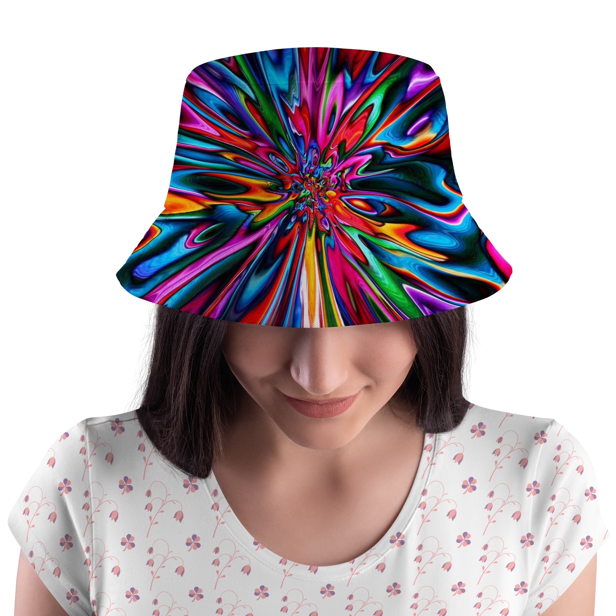 Abstract Hippie Bucket Hat
