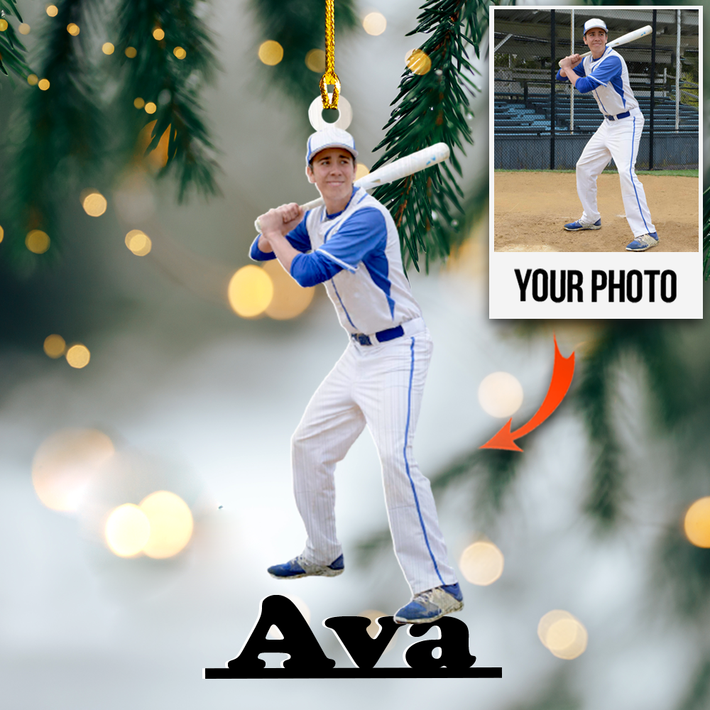 CUSTOMIZED YOUR PHOTO & NAME ORNAMENT