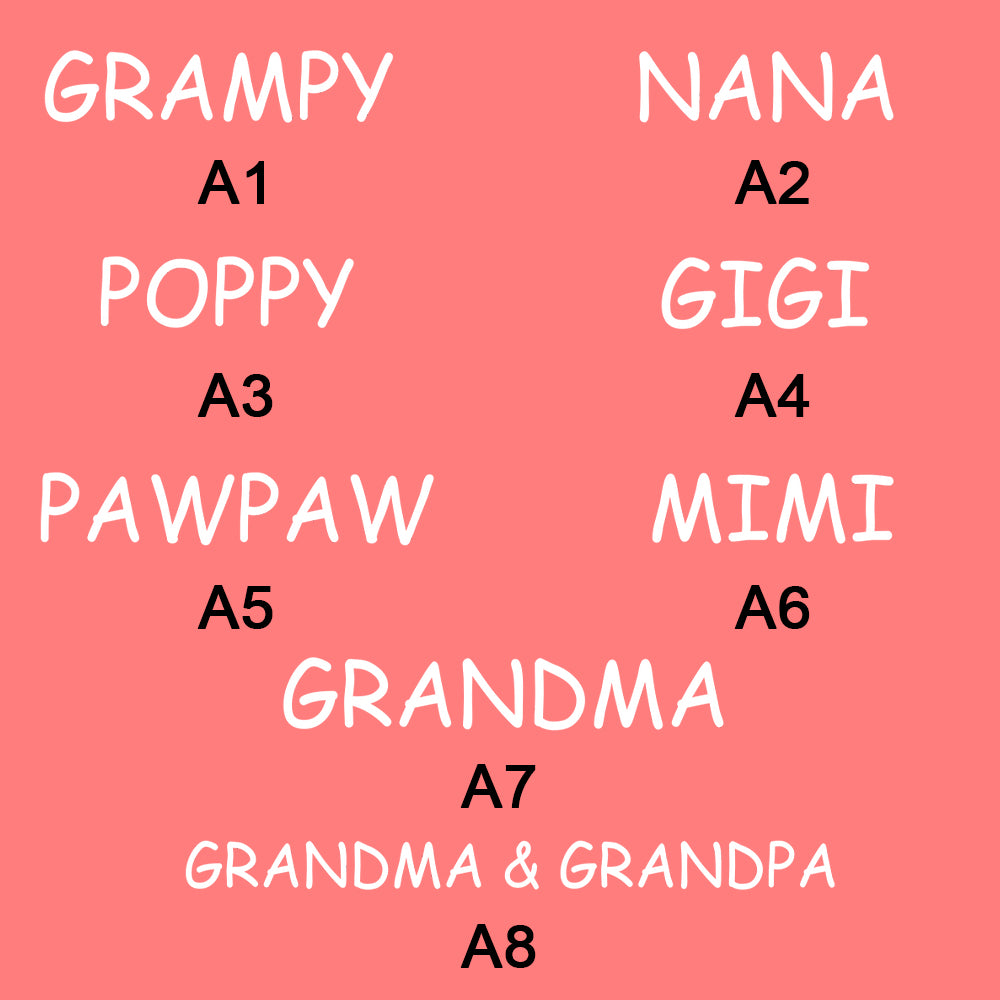 Personalized Grandma and Grandpa Photo Acrylic Ornament - Gift For Grandparents