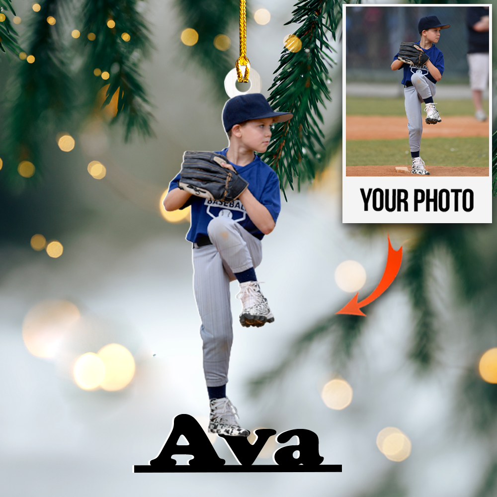 CUSTOMIZED YOUR PHOTO & NAME ORNAMENT