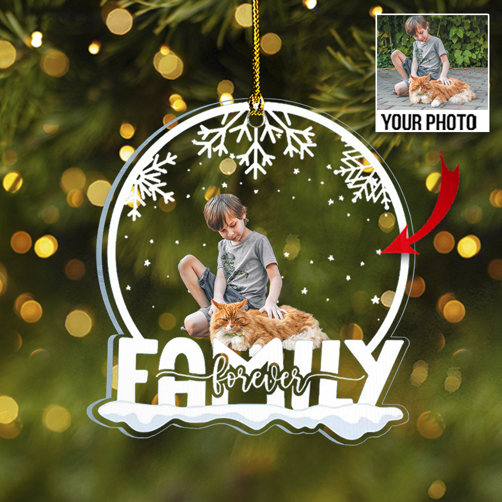 Personalized Cat Photo Acrylic Ornament - Gift For Cat Lovers, Gift For Cat Lovers